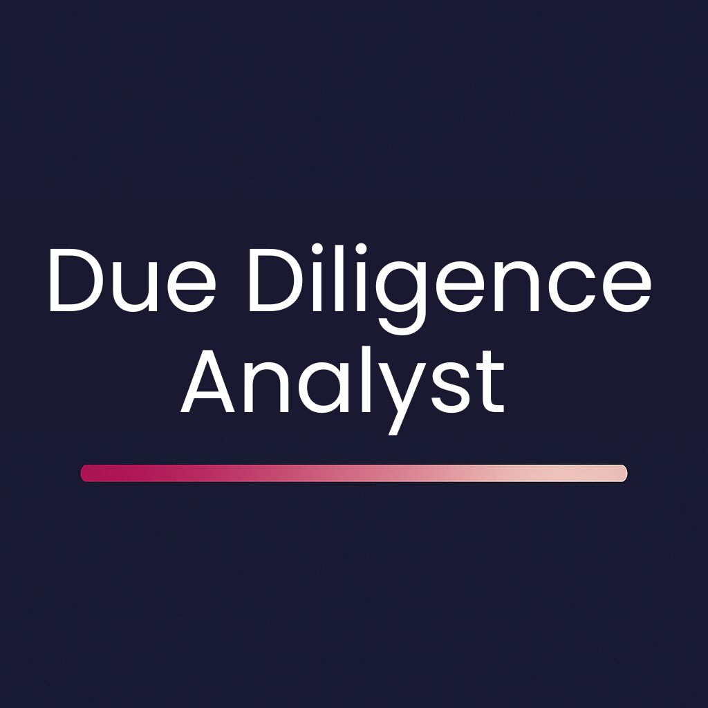 Due Diligence Analyst
