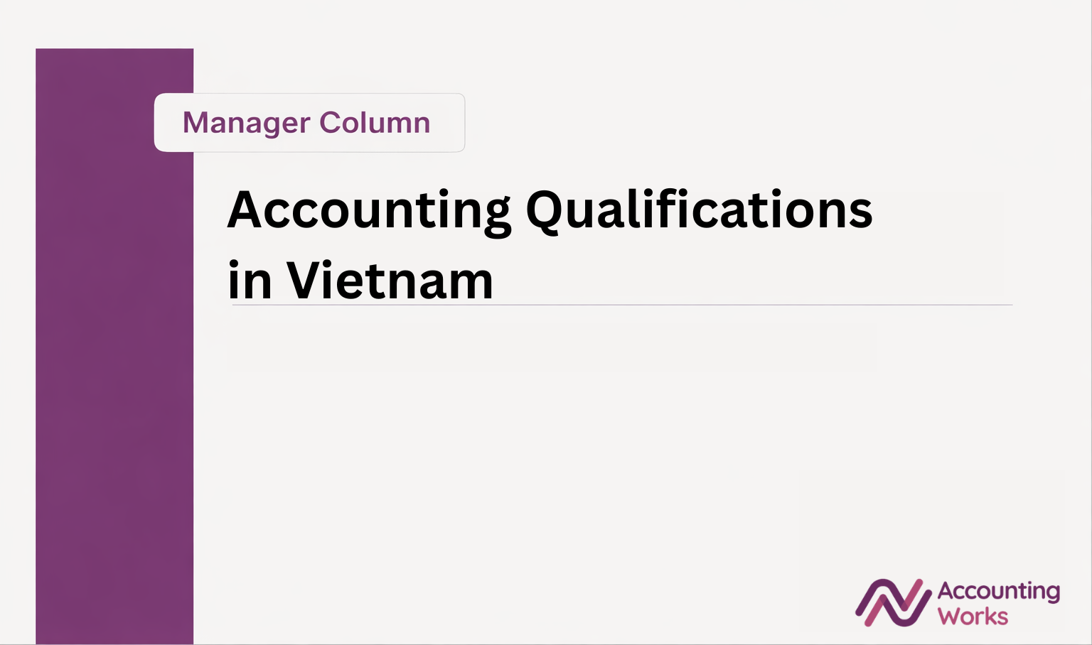 Accounting Qualifications in Vietnam